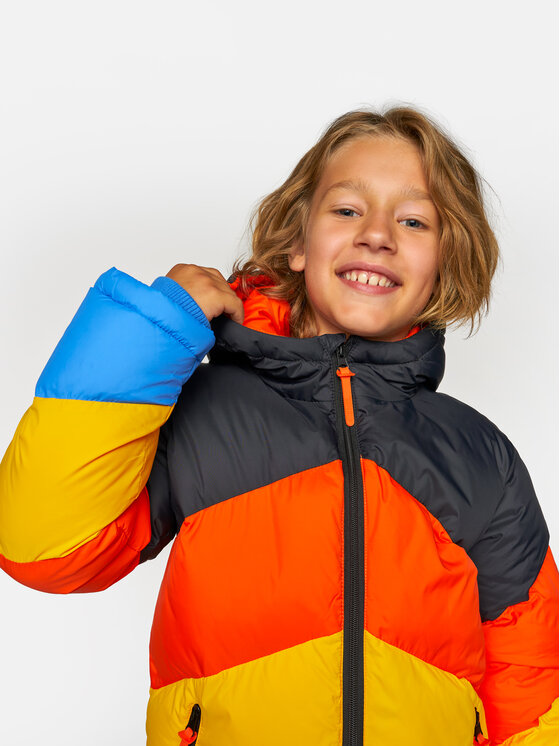 Coccodrillo Coccodrillo Зимно яке ZC3152108OBK Цветен Regular Fit