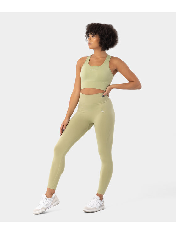Carpatree Carpatree Legginsy Blaze leggings Zielony Fitted Fit