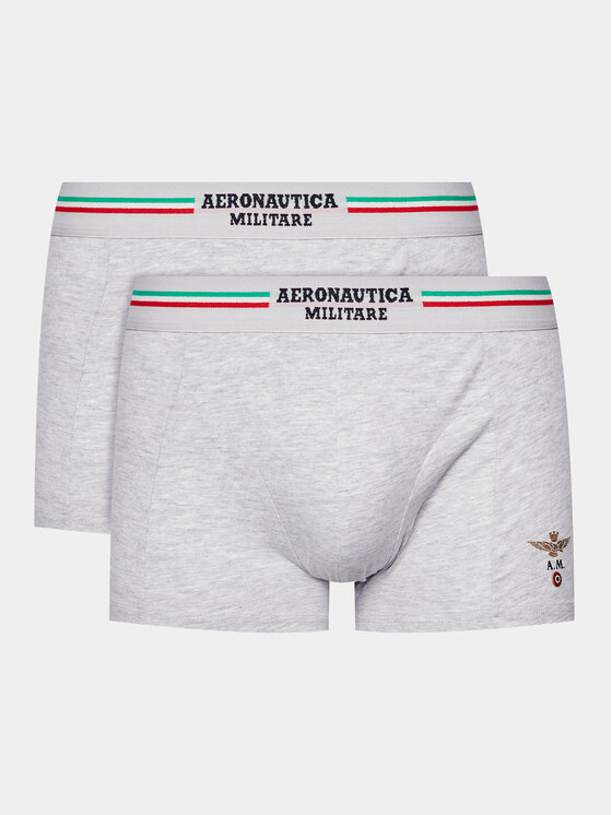 Aeronautica Militare Aeronautica Militare Set od 2 para bokserica AM1UBX001 Siva