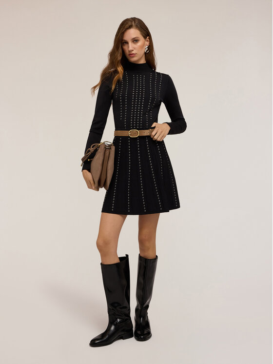 Motivi Motivi Minigonna 1664W000683N033 Nero A-Line Fit