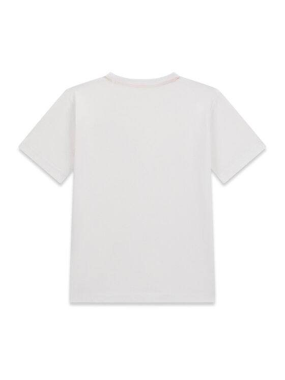 Guess Guess T-Shirt L6GI21 K8HM4 Biały Regular Fit