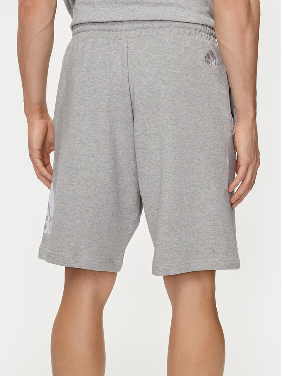 adidas adidas Szorty sportowe Essentials Big Logo IC9403 Szary Regular Fit