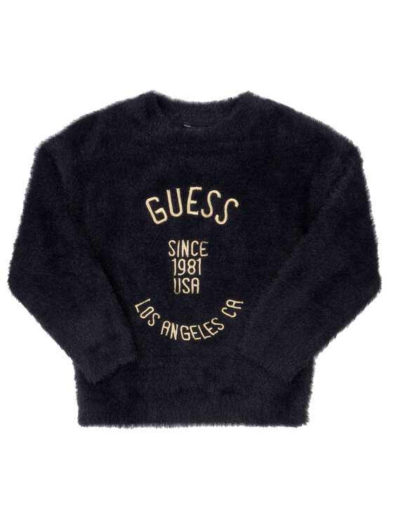 Guess Guess Pullover J94R12 Z2JA0 Schwarz Regular Fit