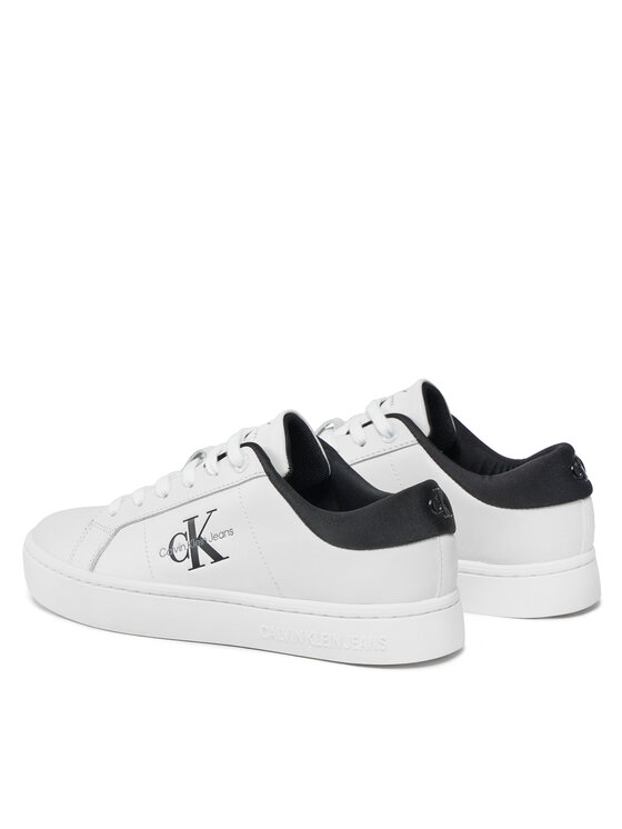 Calvin Klein Jeans Calvin Klein Jeans Sneakersy Classic Cupsole Lowlaceup Lth Wn YW0YW01444 Biały