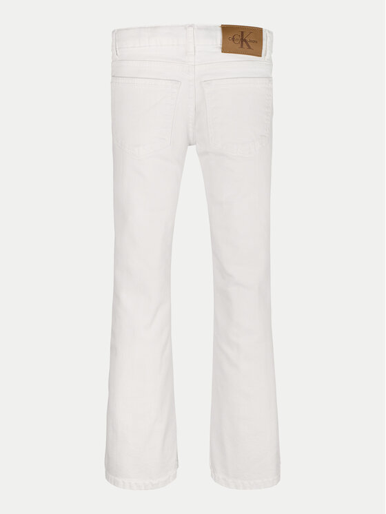 Calvin Klein Jeans Calvin Klein Jeans Jeans hlače IG0IG02840 Bela Flare Fit