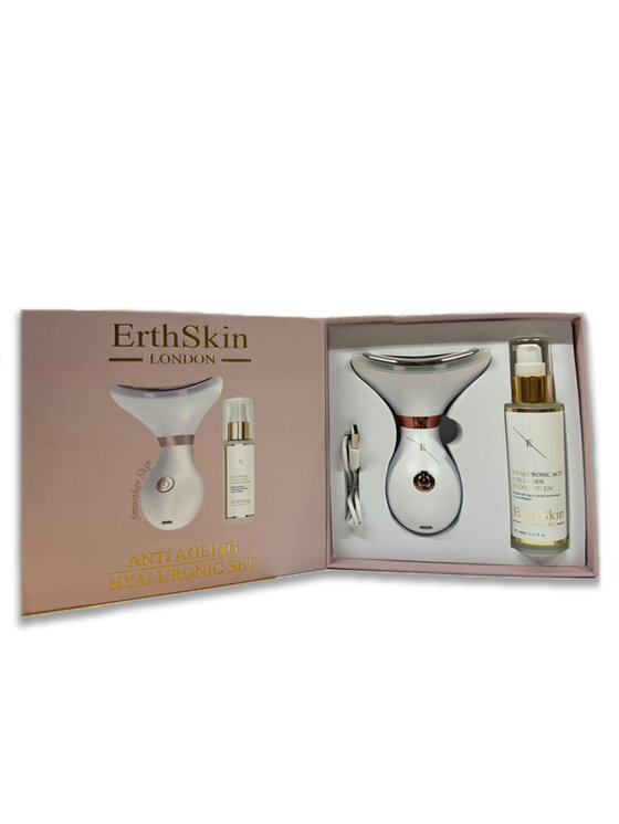 Erthskin London Erthskin London Zestaw Anti-Aging Kwas Hialuronowy + Kuracja Serum