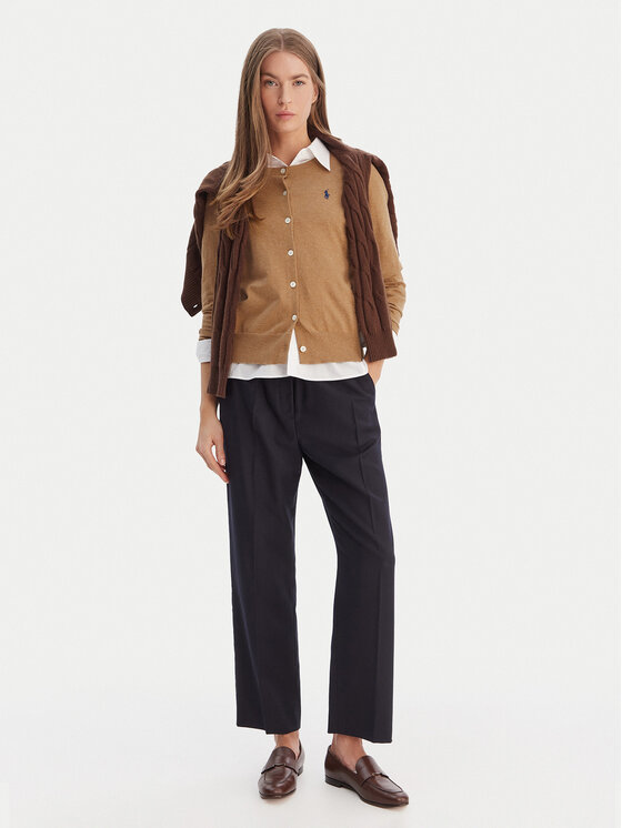 Polo Ralph Lauren Polo Ralph Lauren Kardigan 211971871007 Beżowy Slim Fit
