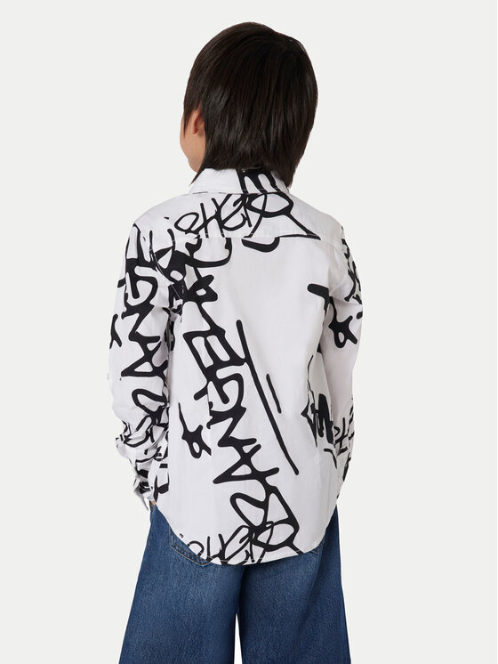 Guess Guess Koszula L5BH00 WE5W0 Biały Regular Fit