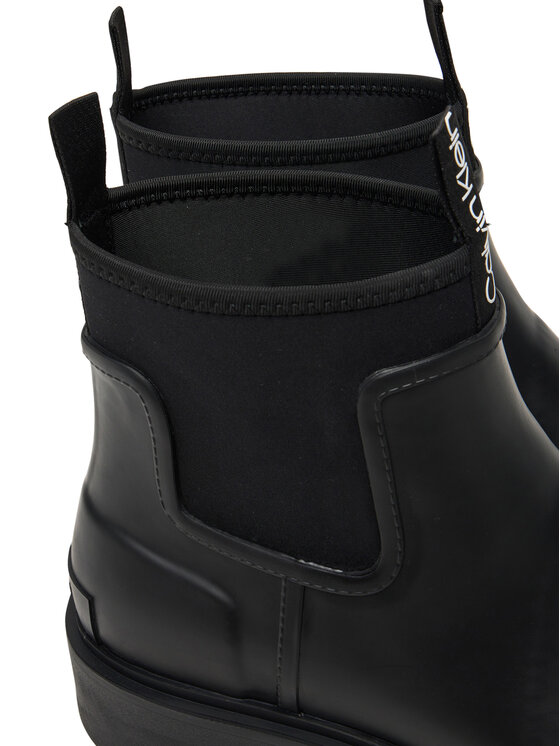 Calvin Klein Jeans Calvin Klein Jeans Guminiai batai Combat Rain Boot YM0YM01376 Juoda