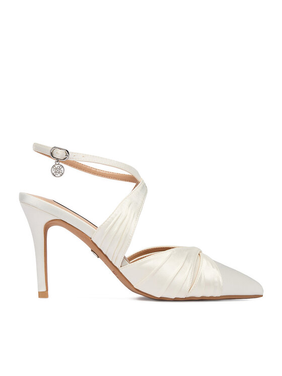 Nine West Pantofi cu toc subțire CEO-259-73 02 Écru