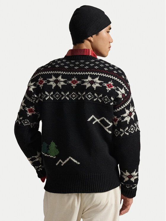 Polo Ralph Lauren Polo Ralph Lauren Пуловер 710982259001 Черен Regular Fit