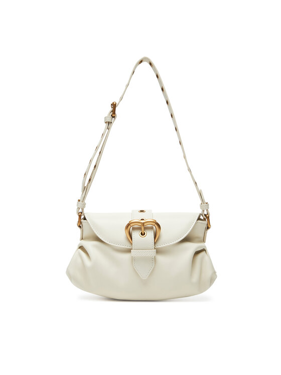 Geantă PINKO Jolene Shoulder Mini PE 25 PLTT 102802 A270 Alb