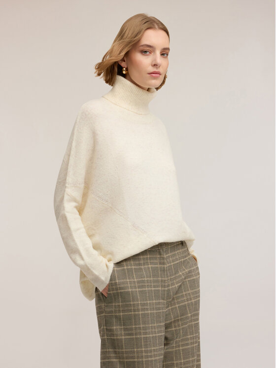 Motivi Motivi Maglione M252E101822N011 Crema Over Fit