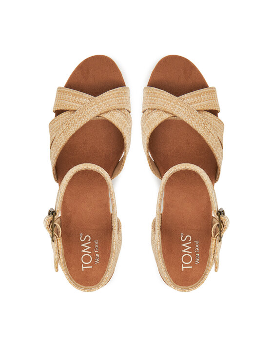 Toms Toms Босоніжки Majorca 10021953 Бежевий