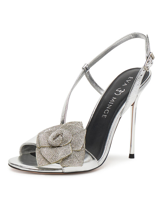 Eva Minge Eva Minge Sandales PRIMROSE-LT934-29 Sudraba