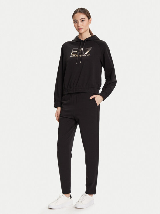 EA7 Emporio Armani EA7 Emporio Armani Tepláková souprava 7W000687 AF12502 UC001 Černá Regular Fit