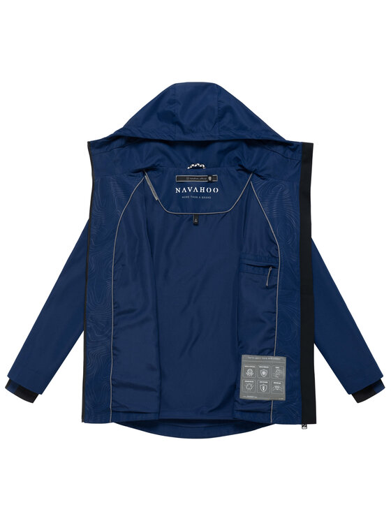 Navahoo Navahoo Kurtka przejściowa Blumentanz Niebieski Regular Fit