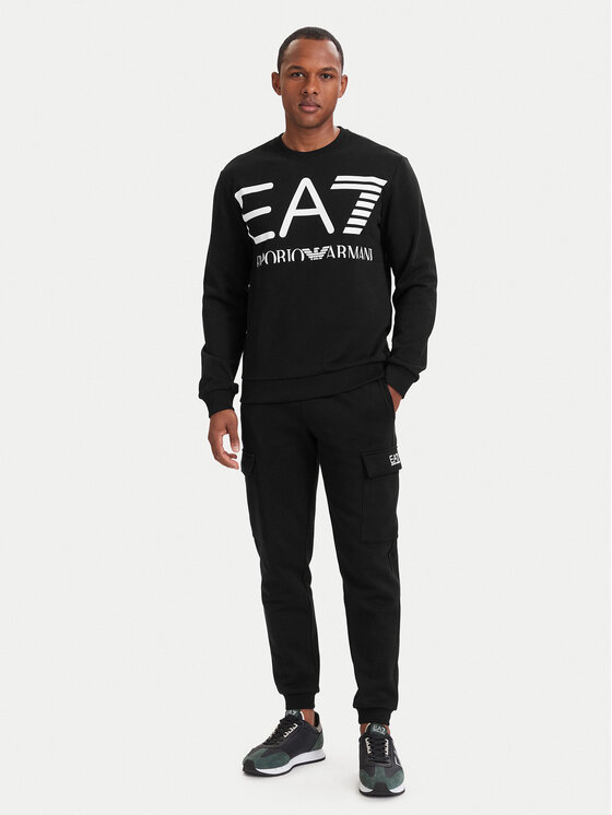 EA7 Emporio Armani EA7 Emporio Armani Mikina 7M002201 AF27189 UC001 Černá Regular Fit