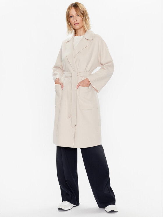 Weekend Max Mara Weekend Max Mara Вълнено палто Selz 2350110337 Бежов Regular Fit