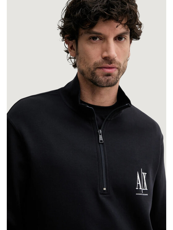 Armani Exchange Armani Exchange Felpa XM000370 AF10818 Nero Casual Fit