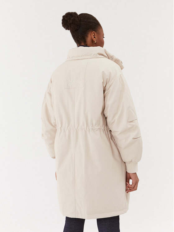 Guess Guess Zimný kabát Rolanda W3BL77 WFVW0 Béžová Regular Fit