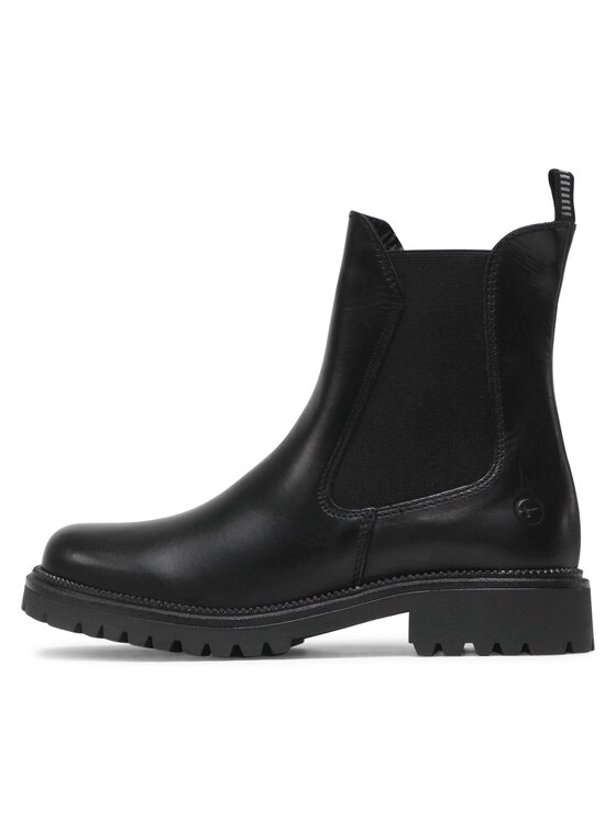 Tamaris Tamaris Kotníková obuv s elastickým prvkem 1-25427-41 Černá