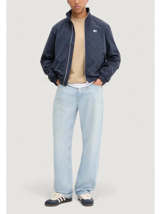 Tommy Jeans Tommy Jeans Μπουφάν δερμάτινο TJM ESSENTIAL JACKET Μπλε Casual Fit