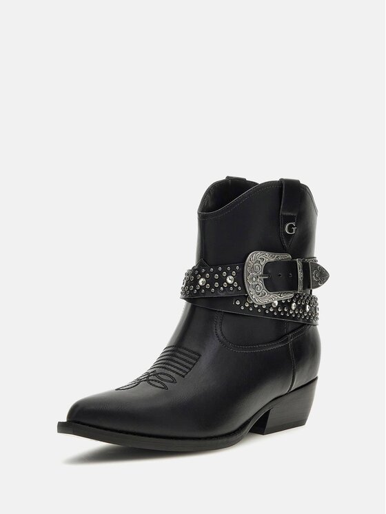 Guess Guess Botki 177185 Czarny