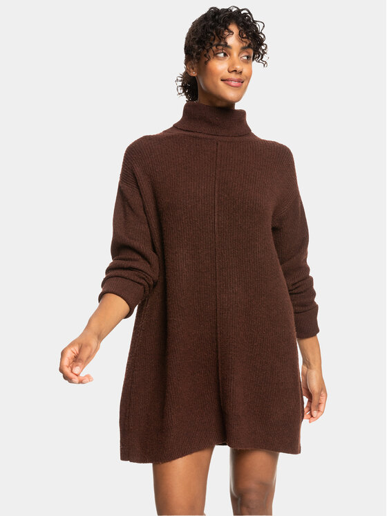 Roxy Roxy Kootud kleit Hawaiian Summer Ktdr ERJKD03450 Pruun Regular Fit