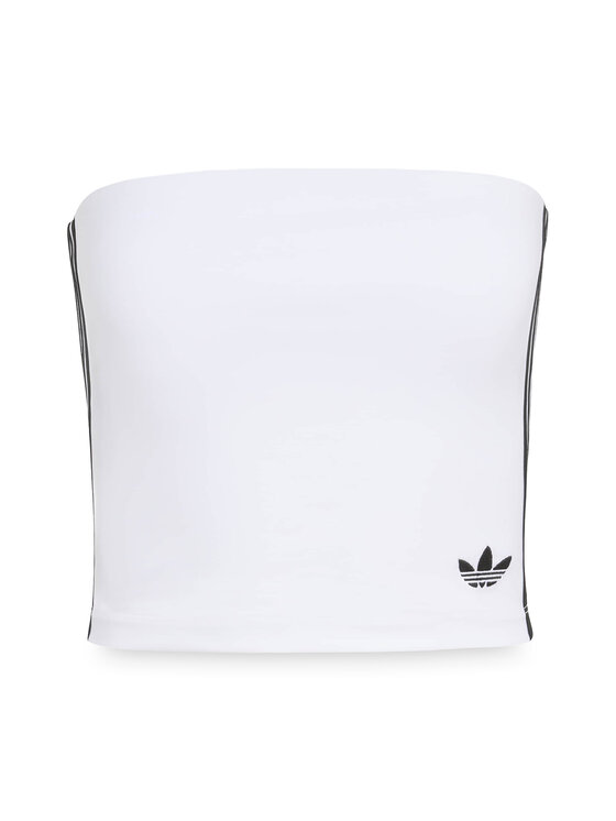 adidas adidas Топ 3-Stripes KD6235 Білий Slim Fit