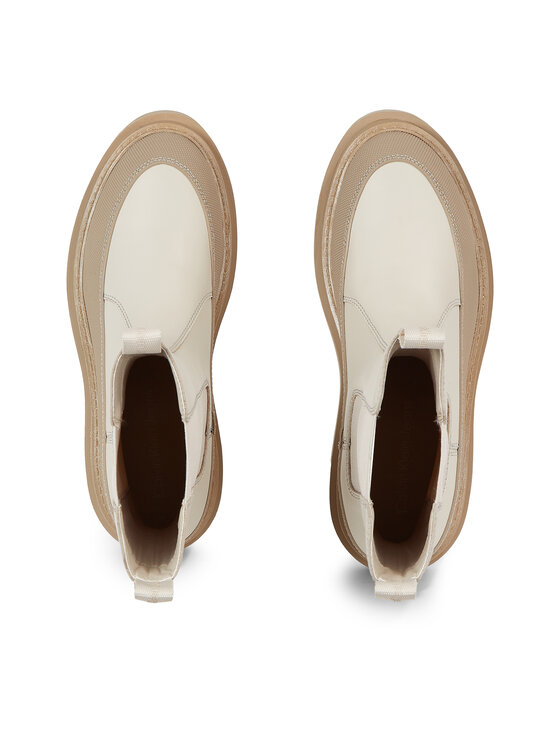 Calvin Klein Jeans Calvin Klein Jeans Poolsaapad Flatform Chelsea Boot Lth Wn YW0YW01111 Ekrüüvärv