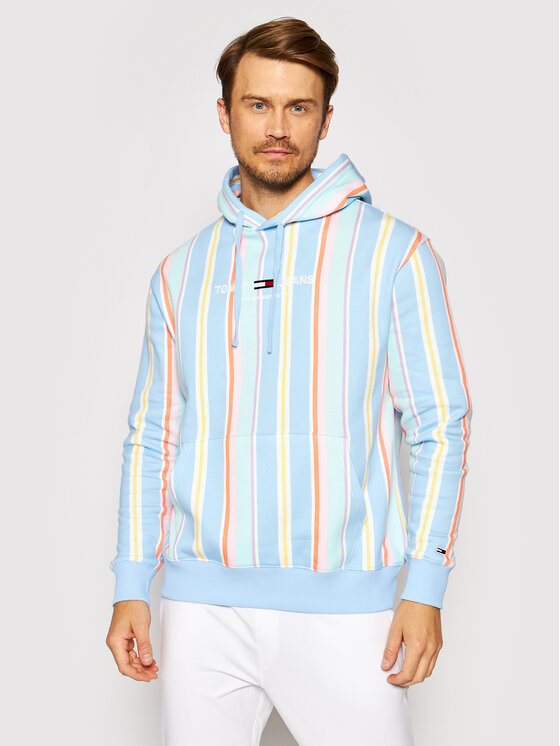 Tommy Jeans Sweatshirt Tjm Stripe Hoodie DM0DM11525 Multicolore