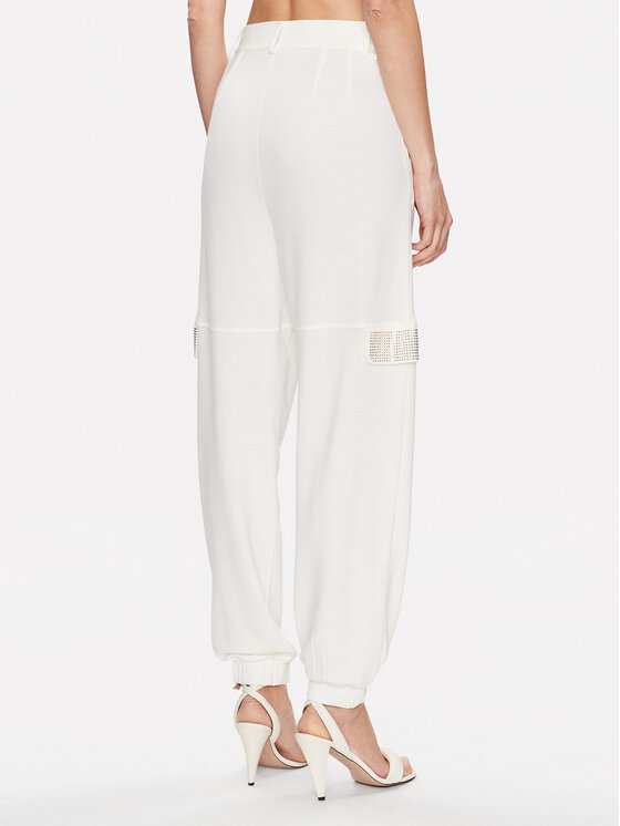 Liu Jo Sport Liu Jo Sport Jogginghose TA3156 J5942 Weiß Regular Fit