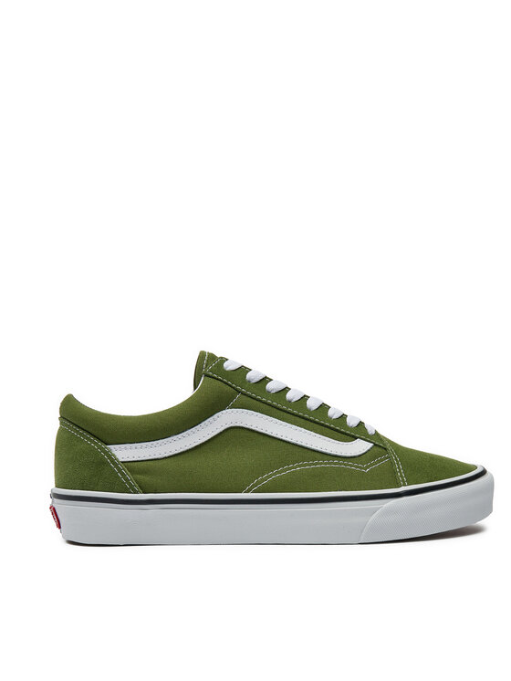 Green suede vans old skool hotsell