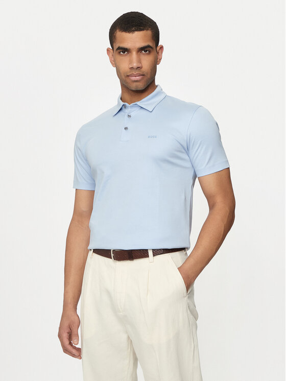 BOSS Boss Polokošeľa Palosh 30 50471335 Modrá Slim Fit