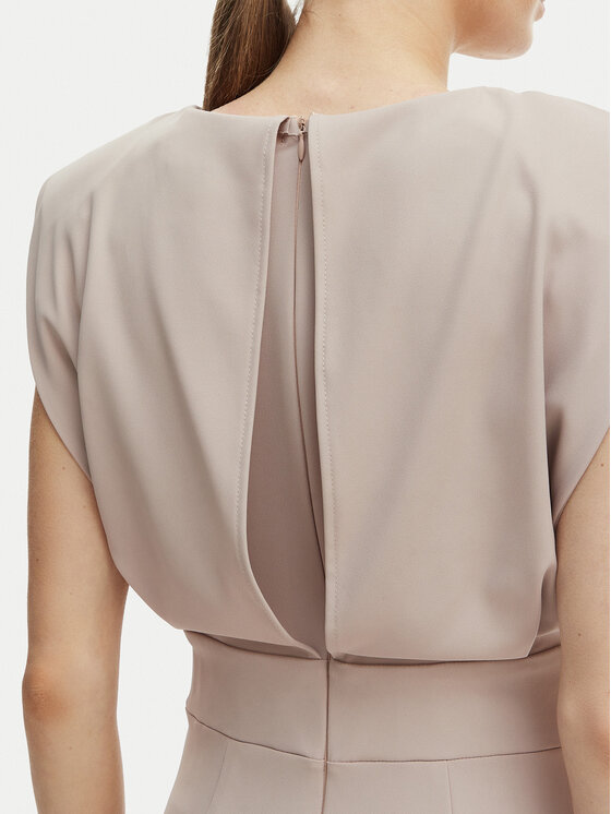 Rinascimento Rinascimento Salopetă CFC0127546003 Bej Wide Leg