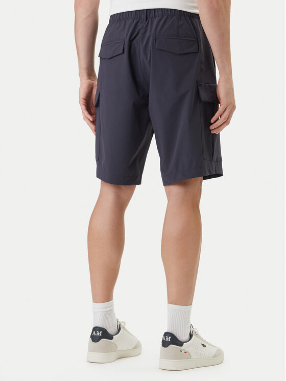 Aeronautica Militare Aeronautica Militare Stoffshorts 261BE0277UCT04291 Dunkelblau Regular Fit