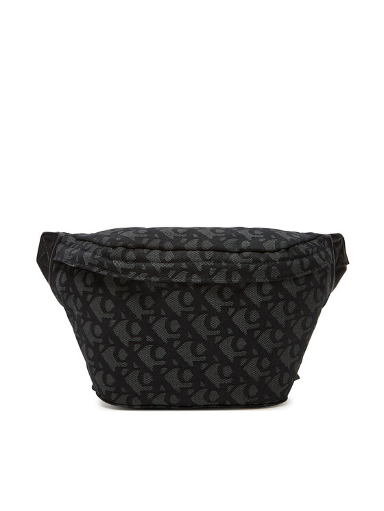 Borsetă Calvin Klein Jeans Unstructured Monogram Waistbag LV04G3177G Negru