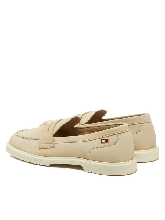 Tommy Hilfiger Tommy Hilfiger Loaferice FW0FW08679 Écru