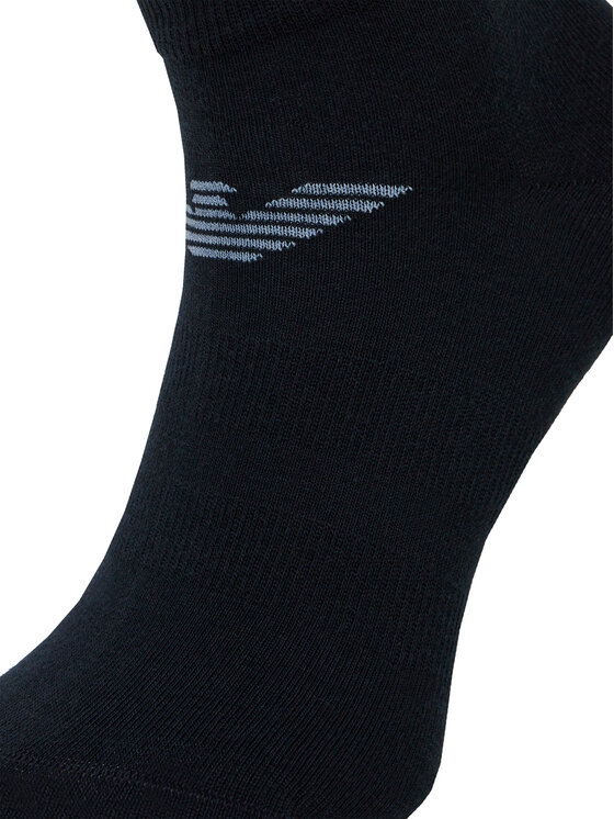 Emporio Armani Emporio Armani 3er-Set niedrige Herrensocken EM000550 AF12271 MB153 Dunkelblau