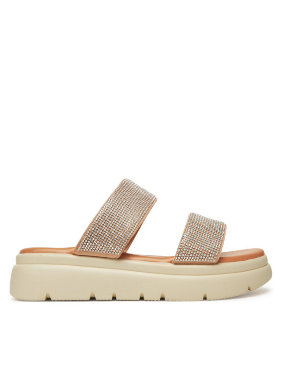 Clara Barson Clara Barson Pantoletten H3T9409-1 Beige