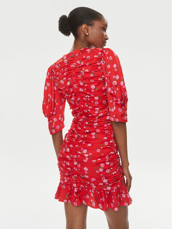 ROTATE ROTATE Rochie cocktail 1121922946 Roșu Slim Fit