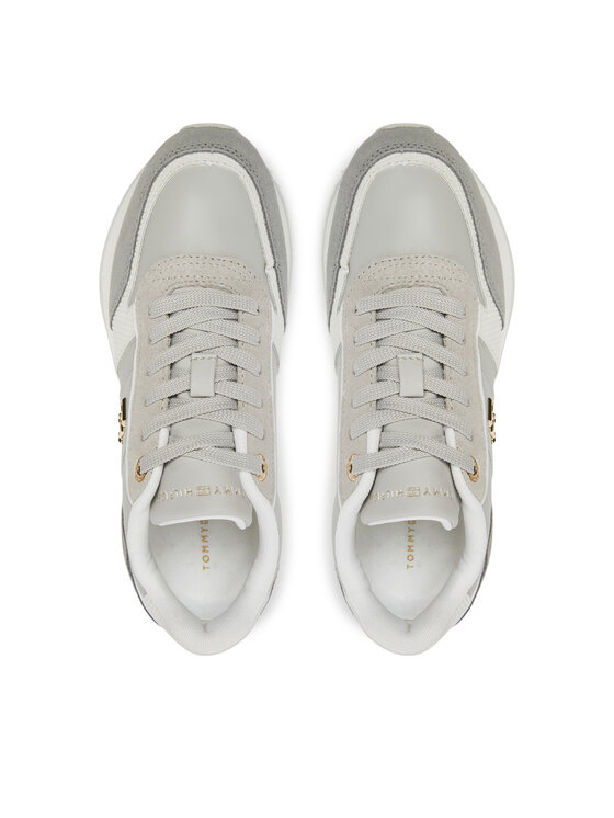 Tommy Hilfiger Tommy Hilfiger Sneakersy Th Fashion Runner FW0FW08475 Szary