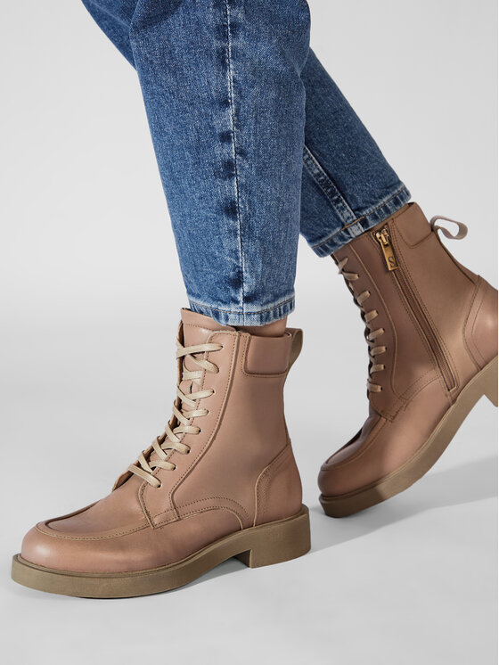 Simple Simple Stiefeletten SL-50-02-000099 Beige