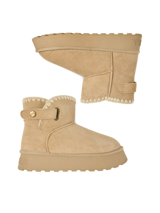 Badura Badura Śniegowce EO-ANGELA-TS6296-01 Beżowy