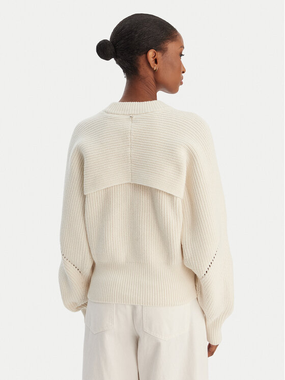 BOSS BOSS Pullover Farlant 50554767 Beige Relaxed Fit