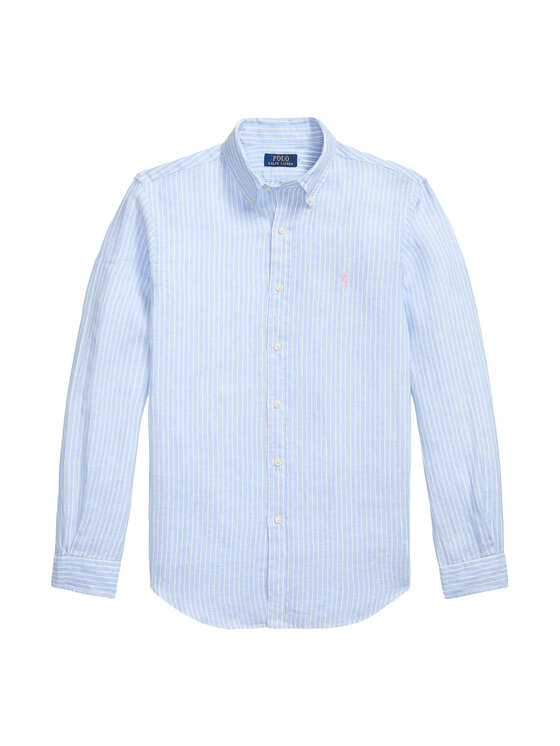 Polo Ralph Lauren Polo Ralph Lauren Ing 710B15594005 Világoskék Custom Fit