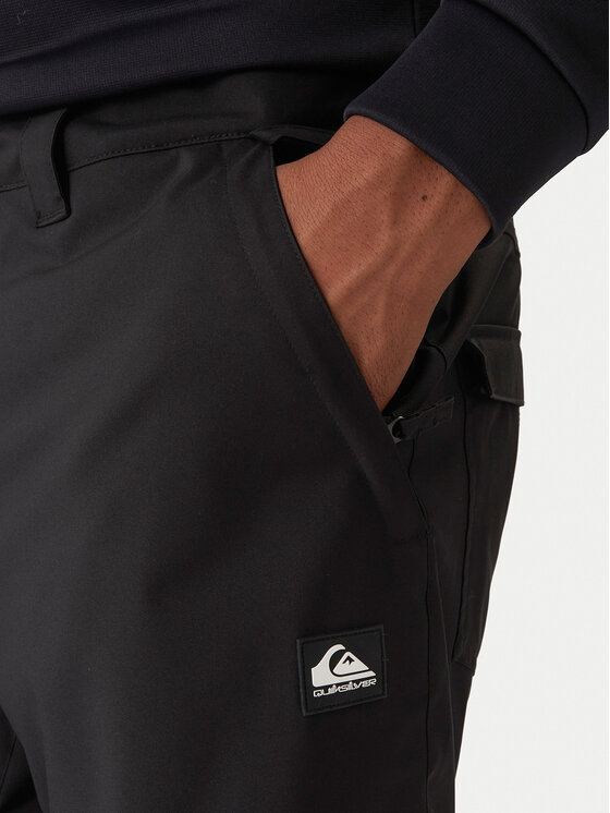 Quiksilver Quiksilver Pantaloni pentru snowboard Estate EQYTP03237 Negru Slim Fit