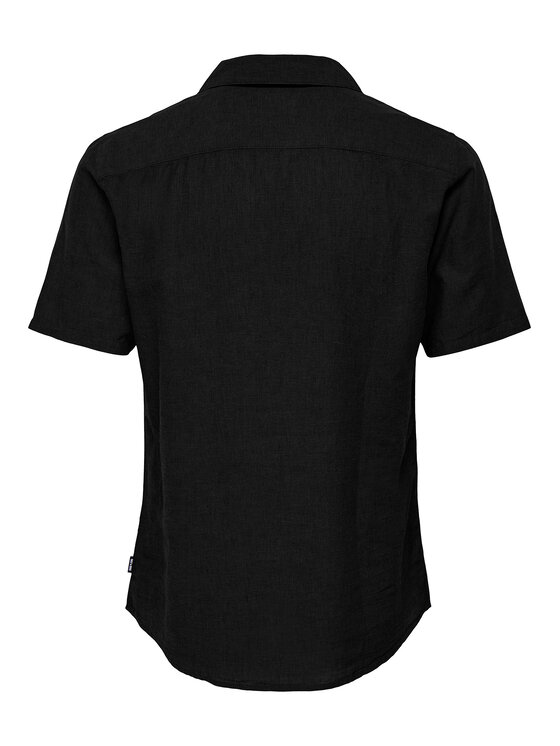 Only & Sons Only & Sons Košulja Caiden 22025116 Crna Slim Fit