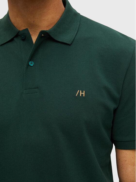 Selected Homme Selected Homme Polo 16087839 Zaļš Regular Fit